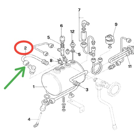 صمام دخول الماء الى E61 لروكيت ابارتمنتو A279905817