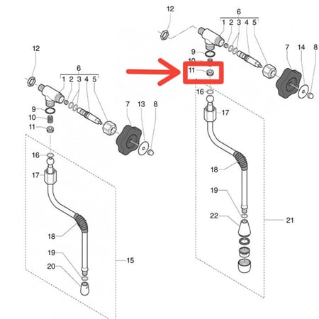قطعة الكونيكل العازلة للتبخير والشاي للبروفتيك والسينكرونيكا