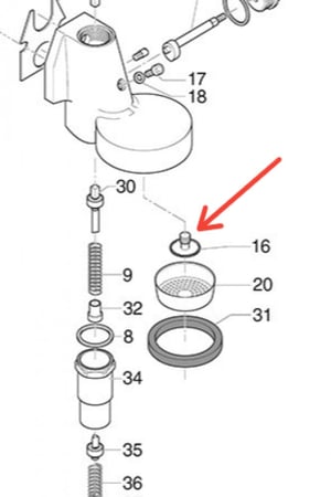مسمار تدفق Diffuser C229901228