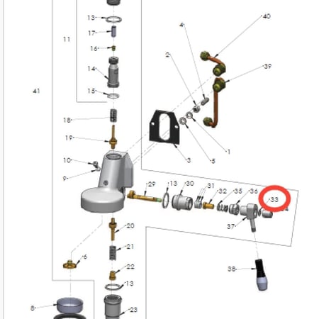 B7479947 واشر ذراع E61