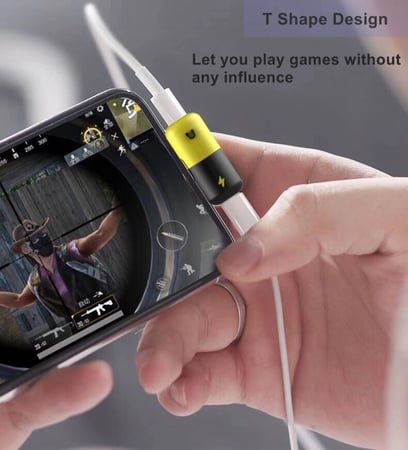 محول ايفون الى سماعة وشاحن