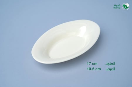 صحن بيضاوي صغير