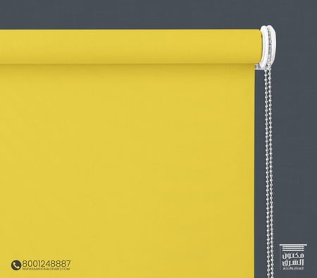 ستائر رول بلس بلاك اوت اصفر BN-1009