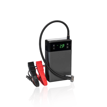 راف باور - بطارية ومشغل سيارة بسعة 12000 ملي امبير مع منفاخ هواء