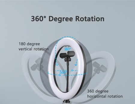 رينج لايت التيك توك وسط