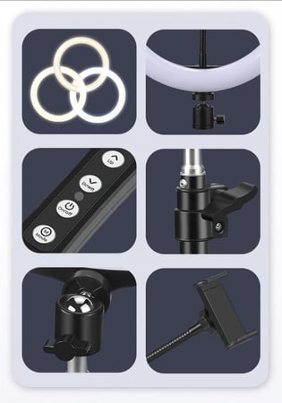 رينج لايت التيك توك وسط