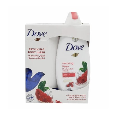 دوف سائل استحمام 250 مل موجه حيويه مع ليفه