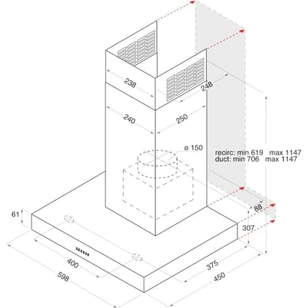 شفاط ارستون  AHBS6.7FLLX