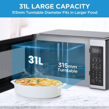 ميكروويف ميديا  EG131BS-SILVER