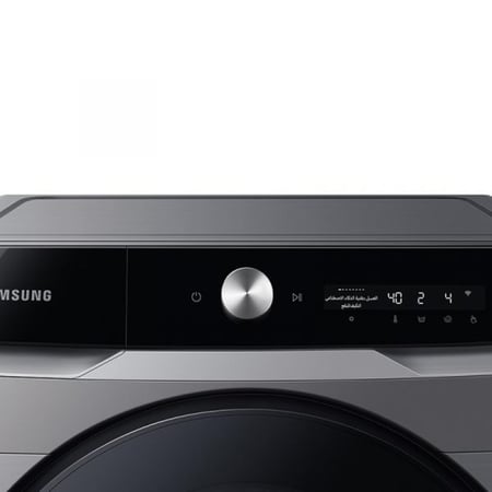 غساله سامسونج استيل WD18T6300GPYL