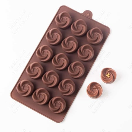 قالب سيليكون ميني - شكل الوردة