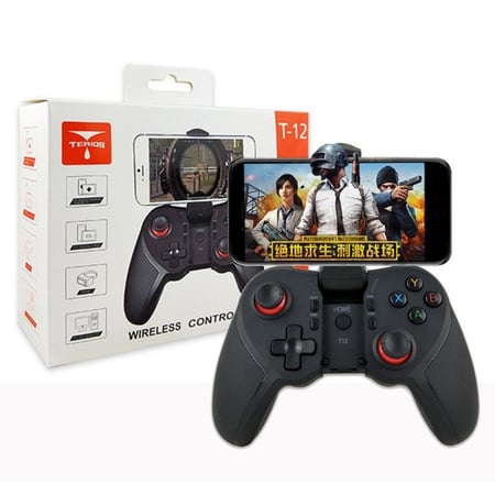 يد تحكم لاسلكية تعمل عبر بلوتوث الجوال موديل T-12