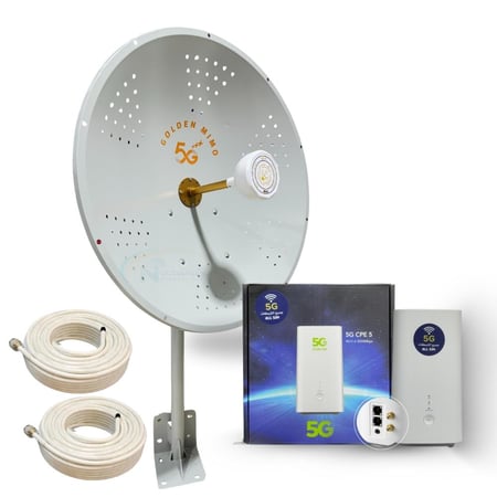 الانتينا الذهبية 30 ديبي مع راوتر يدعم جميع الشبكات H155-381 (بدون تركيب )