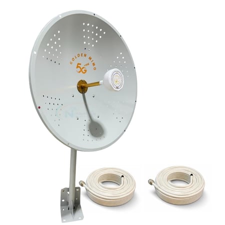 الانتينا الذهبية 30 dbi تكنلوجيا المانية 70 سم مع ملحقاتها