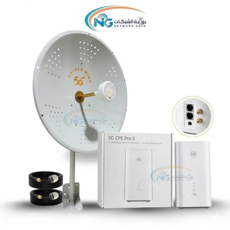 باكدج انتينا ميمو  30 ديبى  مع راوتر CPE5-H155-381  دولي يدعم جميع الشبكات