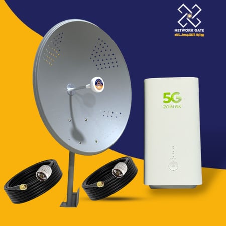 باكدج انتينا ميمو 32 ديبى  مع راوتر CPE 5 H155-381 يدعم جميع الشبكات