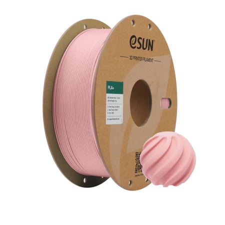 eSUN PLA+ 3D Printing Filament 1.75mm 1kg peach pink