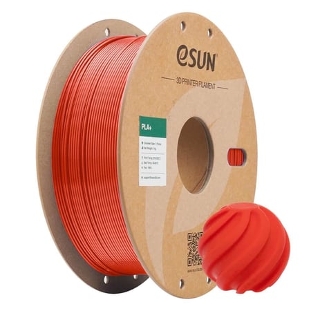 eSUN PLA+ 3D Printing Filament 1.75mm 1kg RGB red