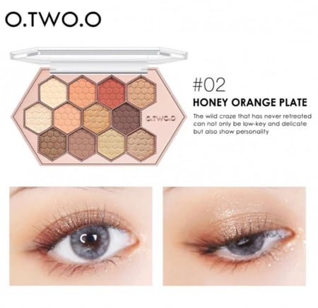 مجموعة ظلال العيون ستار دايموند 12 لون من O.TWO.O – 02