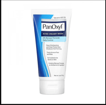 غسول بانوكسيل الكريمي لعلاج حب الشباب، يحتوي على ٤٪ بنزويل بيروكسيد، للتحكم اليومي - ١٧٠ غرام