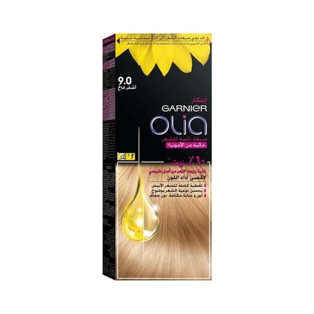 غارنييه كولور ناتشورلز – صبغة شعر خالية من الأمونيا أشقر فاتح 9.0