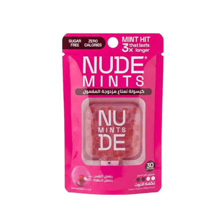 نود مينتس معطر فم مزدوج المفعول بنكهة التوت - 30 كبسولة