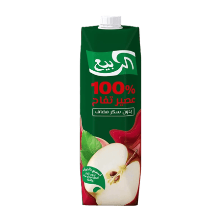 عصير تفاح الربيع بدون سكر - 1 لتر -