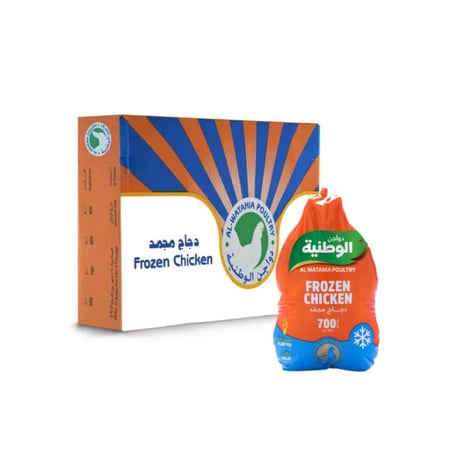 دجاج مجمد الوطنية وزن -700جرام -