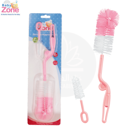 فرشتين لتنظيف الرضاعة والحلمة Baby Zone بدوران 360