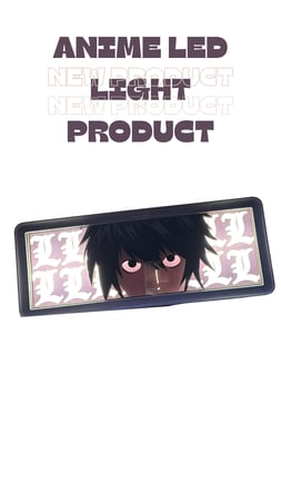 إضاءة شخصية أنمي – Death Note L  | Anime Character LED Light