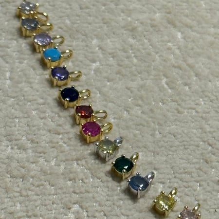 Gemstones charms