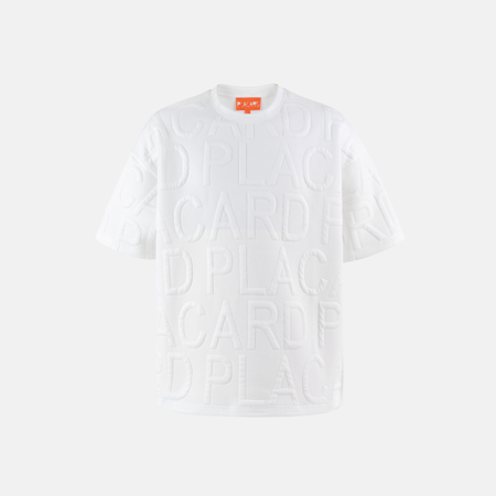Placard White Printed