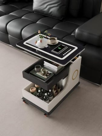 طاولة شاي ذكية حديثة بسيطة قابلة للرفع