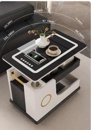 طاولة شاي ذكية حديثة بسيطة قابلة للرفع