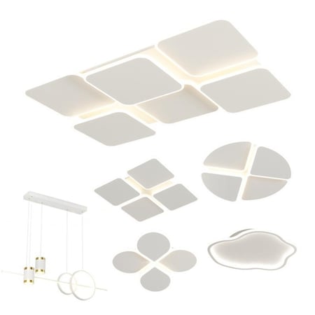 إنارة سقف بأشكل مختلفة