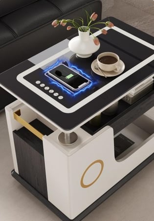 طاولة شاي ذكية حديثة بسيطة قابلة للرفع