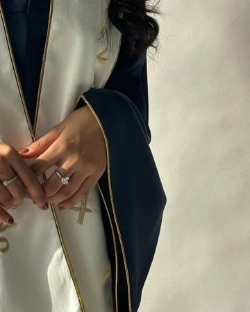 عباية تخرج كحلي 2026