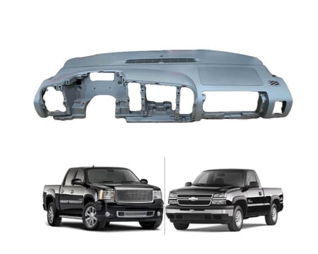 قشرة طبلون داخلي كاملة جمس سيرا & سلفرادو 2007-2013 رصاصي
