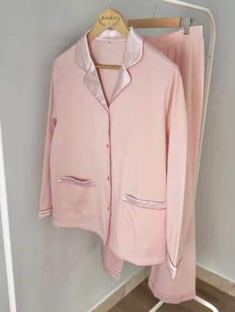 Luxury Supima Cotton Pajama Set – Pink Marshmallow