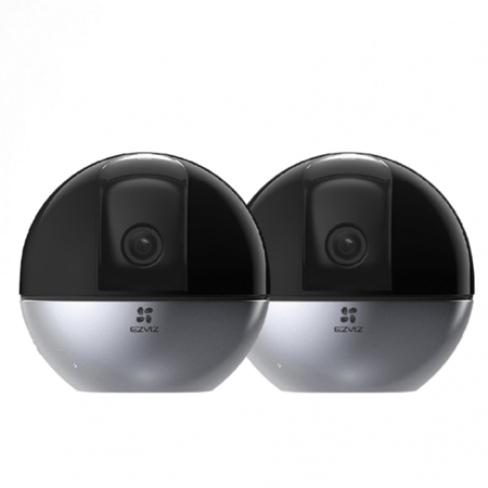 عدد 2 كاميرا 4 ميجا بيكسل متحركة ezviz E6W 5mp dome network camera