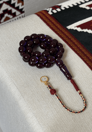 مسباح زعفراني ازرق حربا انعكاس بنفسجي