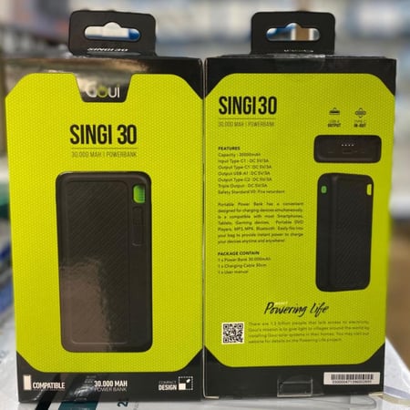 بطارية متنقلة بقوه 30الف