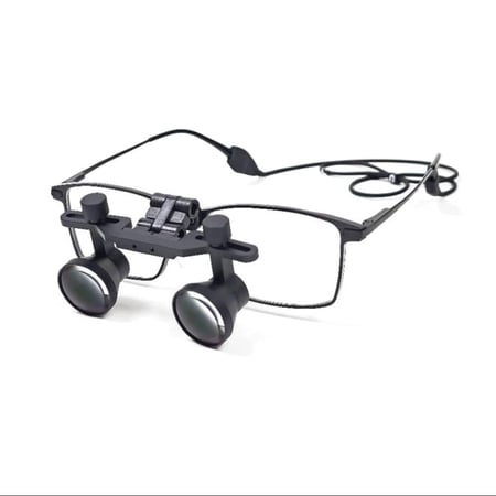 Adjustable GALILEO Flip-Up Loupes (3.5x) Titanium Frame