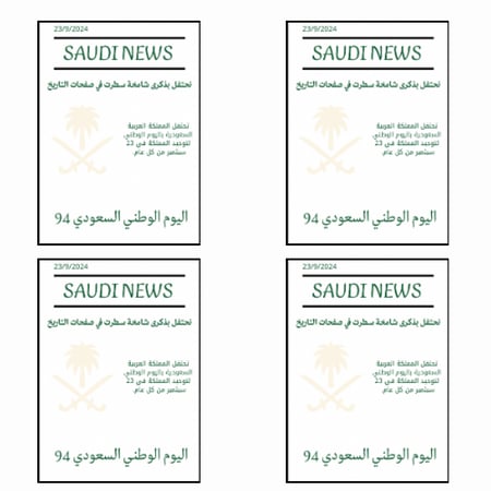 توزيعات جريدة اليوم الوطني