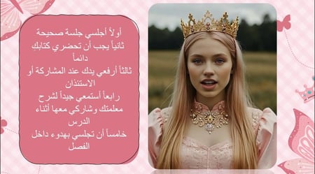 بوربوينت لوحة ملكات المادة