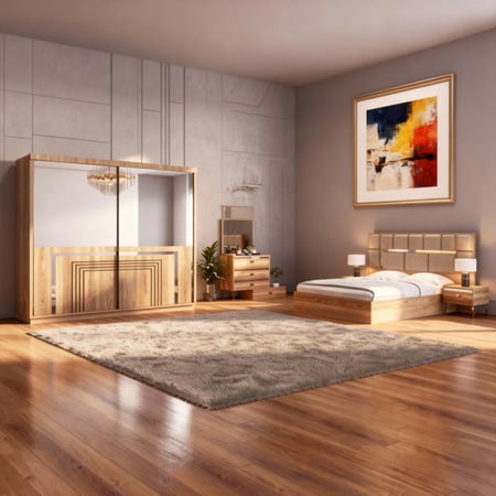 غرفة نوم حديثة