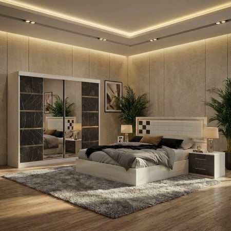 غرفة نوم حديثة