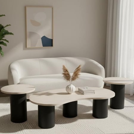 طاولات جانبية أسود