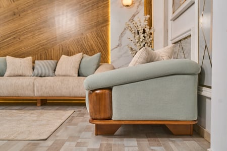 طقم كنب مودرن مع 2 فوتيه – تصميم عصري فاخر يناسب جميع المساحات