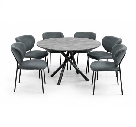 طقم طاولة طعام دائرية خشب - تصميم عصري – ألوان متعددة